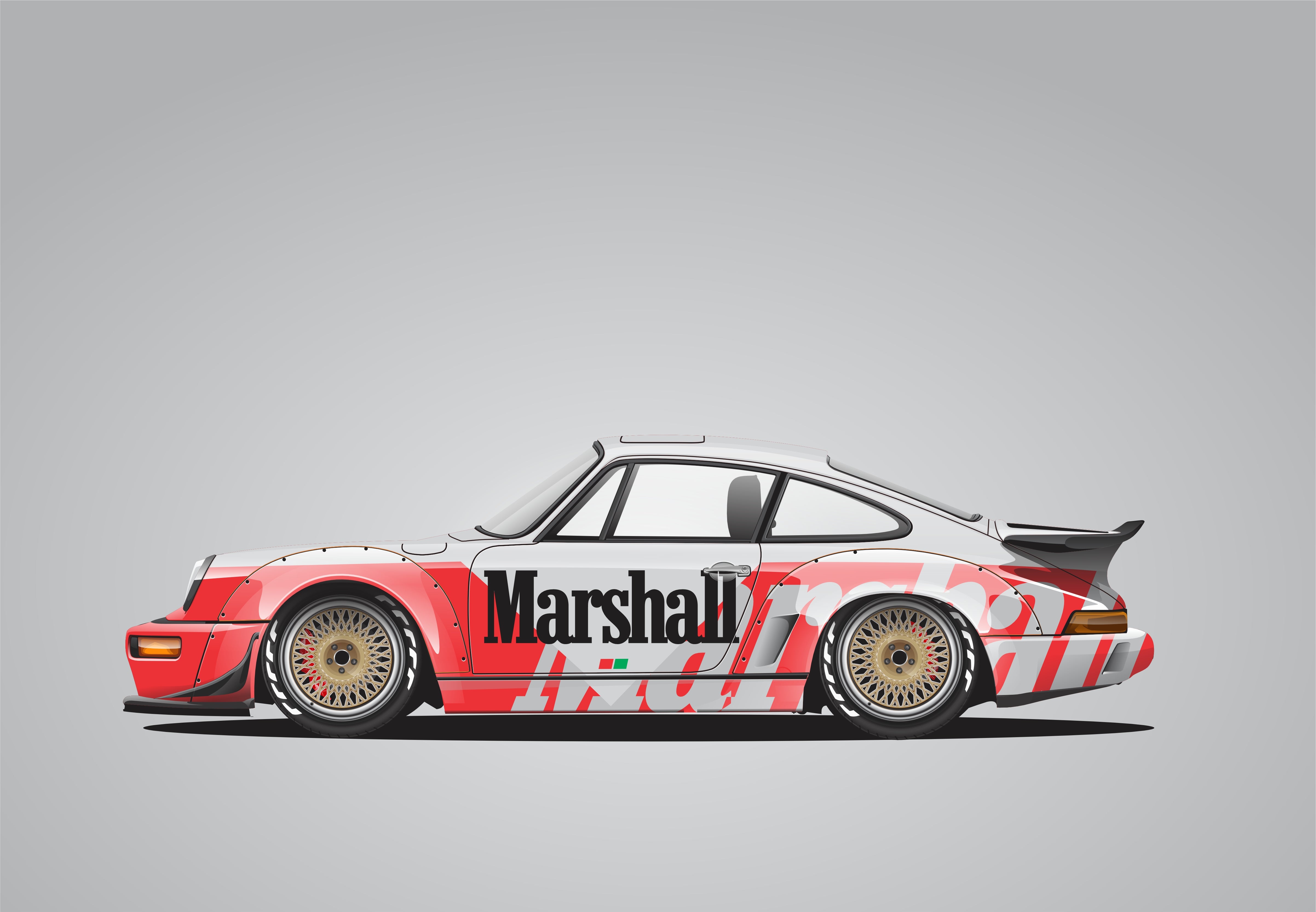 Ferally Rally Prints - The Marshall Porsche – Ferally Media