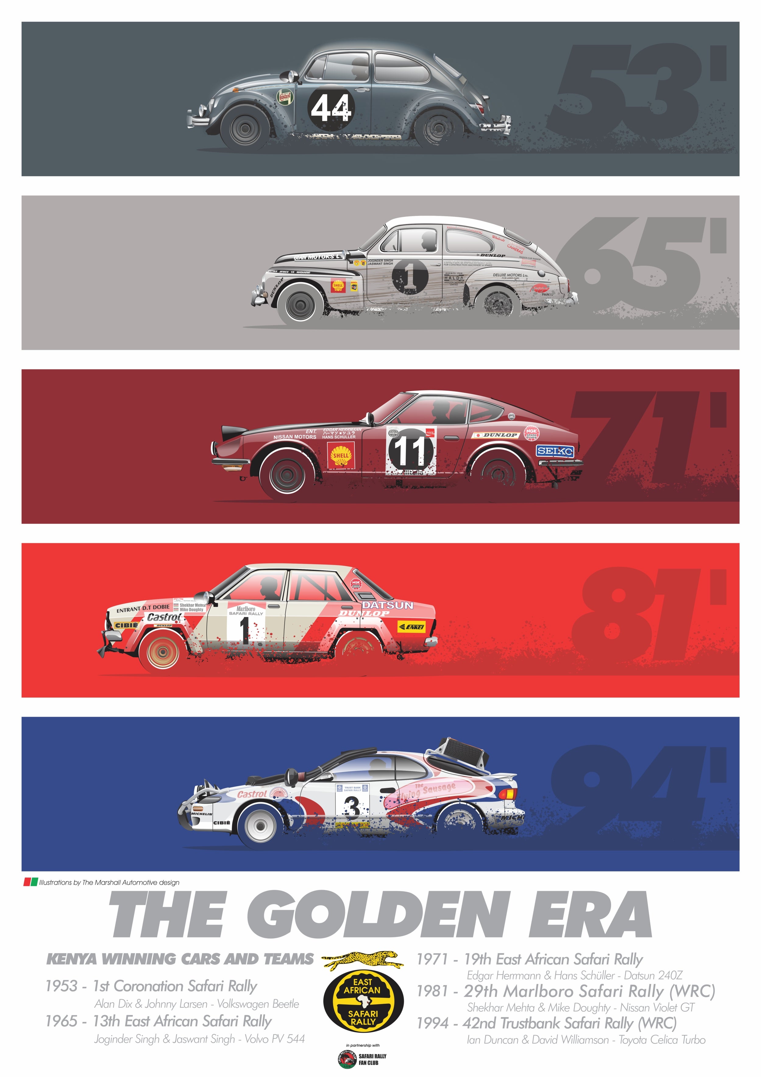 Ferally Rally Prints - The Rally Golden Era – Ferally Media